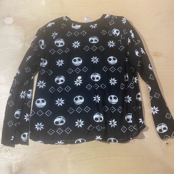 Nightmare Before Christmas Long Sleeve Sleepware Top 2X (GA) - Picture 11 of 14